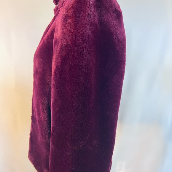 Vtg Sasson Juniors Sz 9 Full Zip Faux Fur Coat - Picture 4 of 16